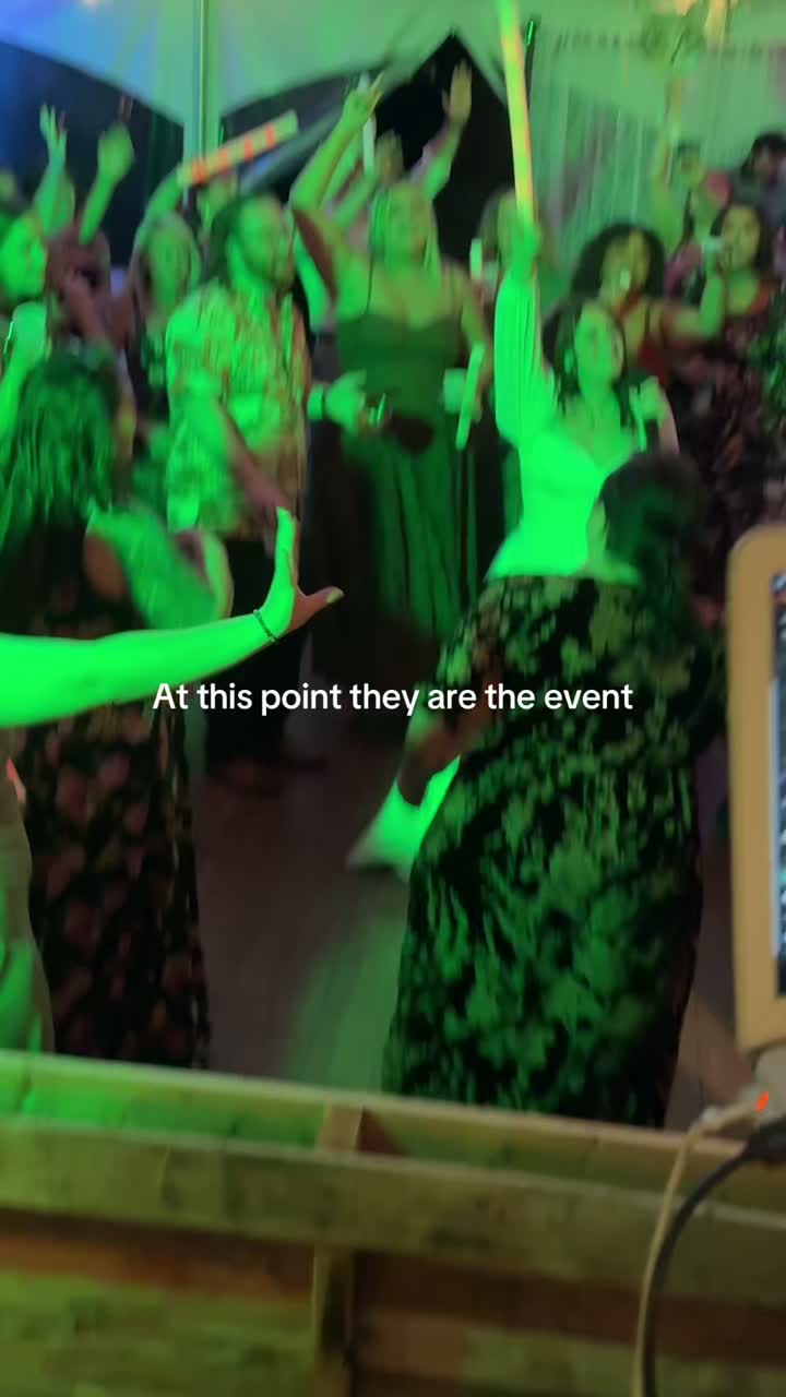 DJ CJ live at a wedding reception